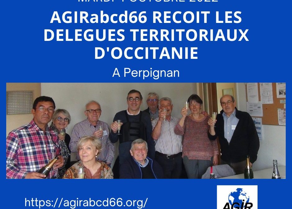 Réunion des délégués territoriaux occitanie AGIRabcd